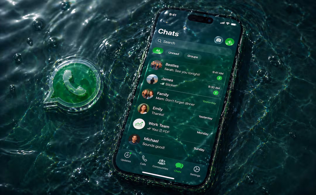 WhatsApp “Liquid Glass”: la actualización que divide a los usuarios de iPhone y pone a prueba la modernidad digital