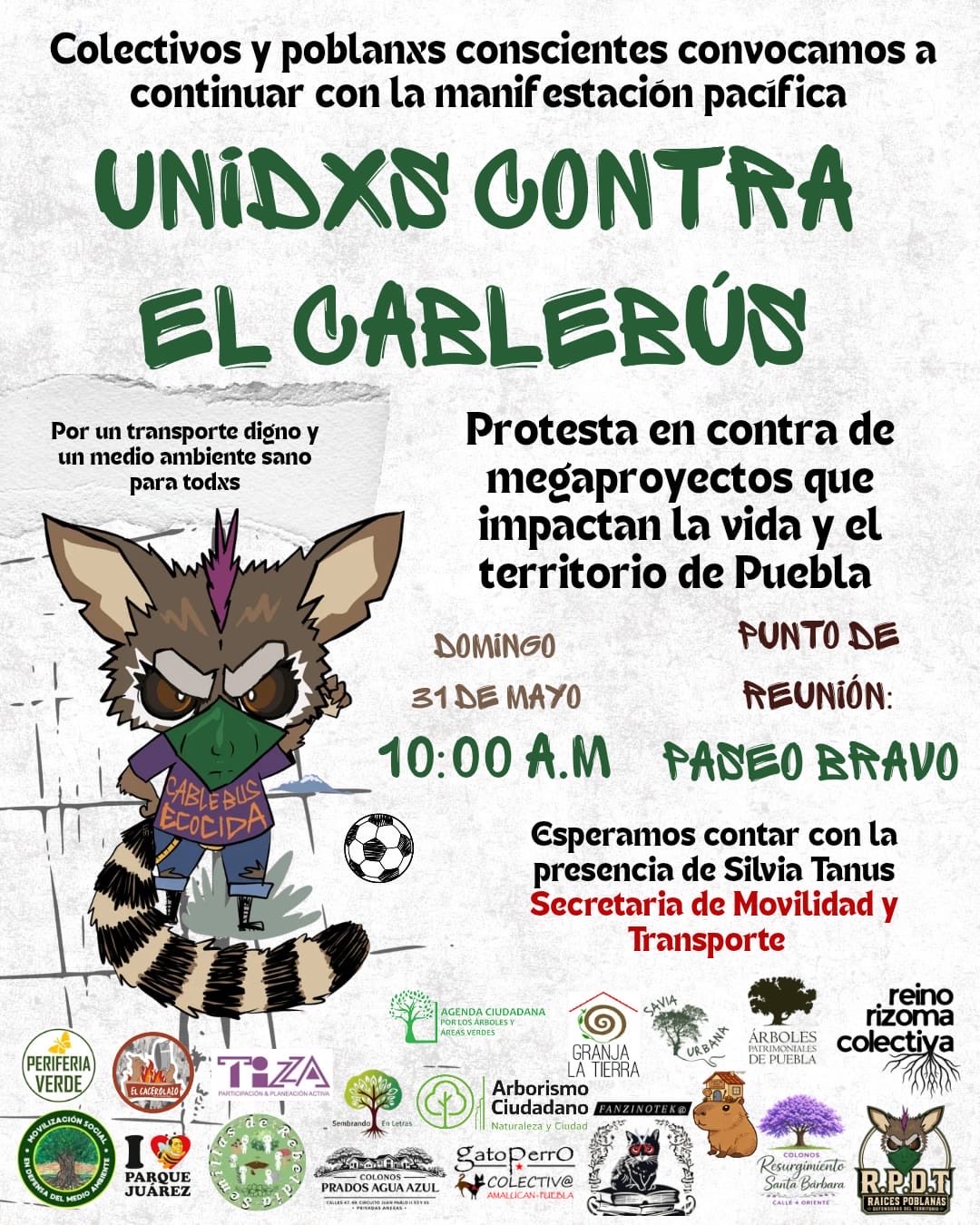 Protestas contra el Cablebús en Puebla: mucho ruido en internet, poca fuerza en las calles