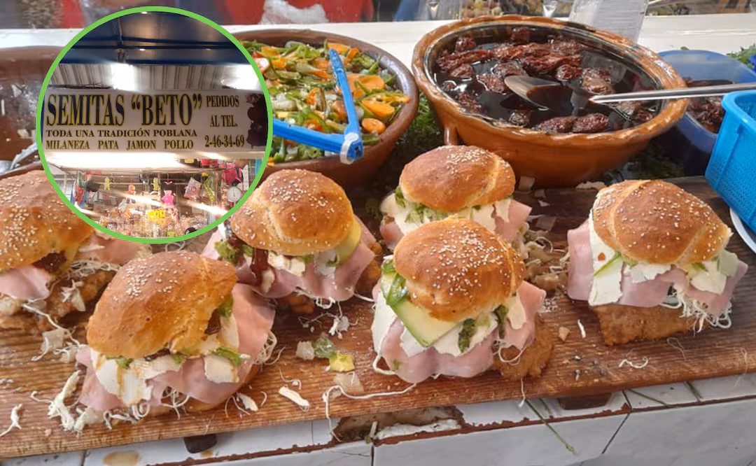 Cemitas poblanas conquistan la Guía Michelin: Semitas Beto del Mercado de La Acocota recibe reconocimiento internacional