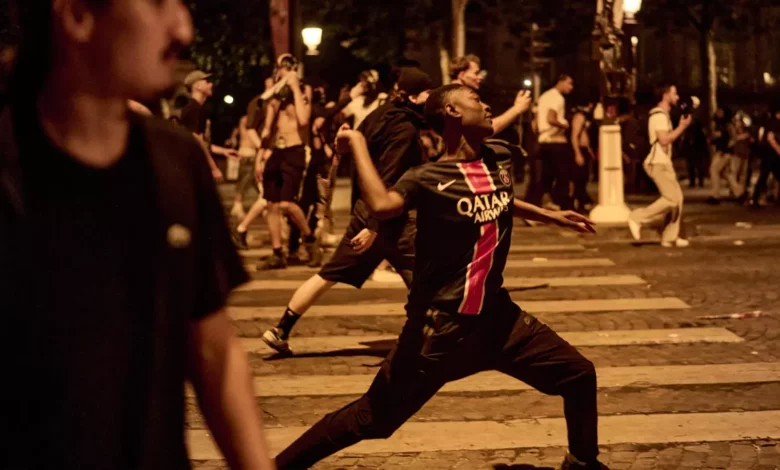 Festejos del PSG en París terminan en caos: un muerto, cientos de detenidos y decenas de heridos