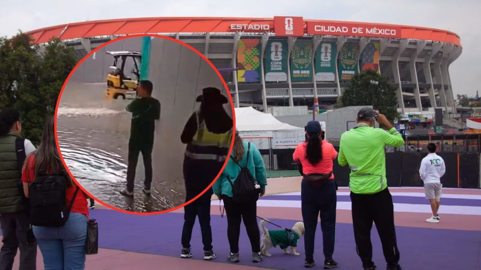 Estadio Ciudad de México se inunda a dos días del Mundial 2026: ¿un riesgo para la inauguración?