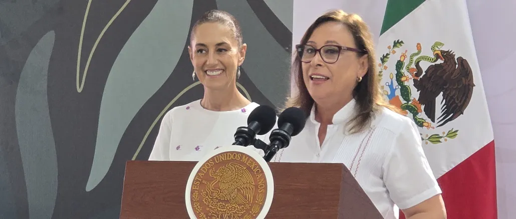 «Súper gobernadora»: Sheinbaum respalda a Rocío Nahle tras desaparición de periodista en Veracruz