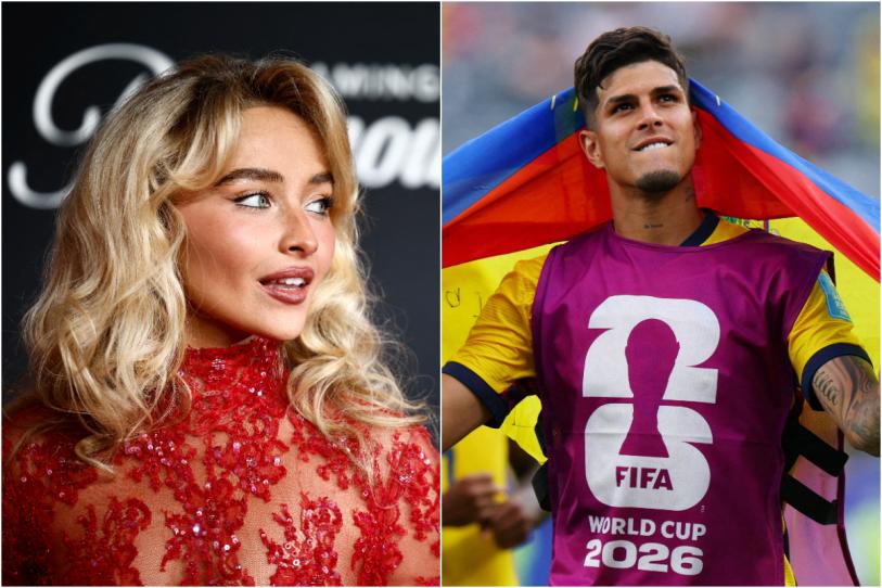 ¿Sabrina Carpenter y el futbolista ecuatoriano Piero Hincapié, la inesperada pareja del Mundial?