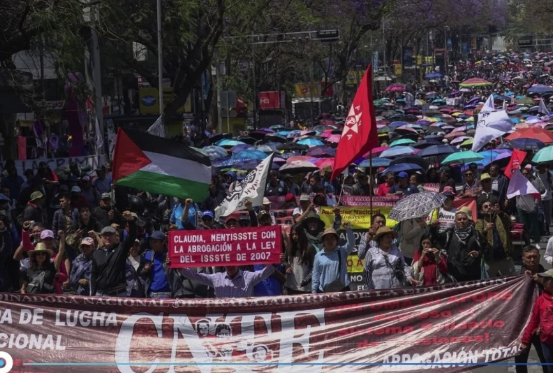 Megamarcha de la CNTE y colectivos amenaza con paralizar la CDMX en inauguración del Mundial 2026