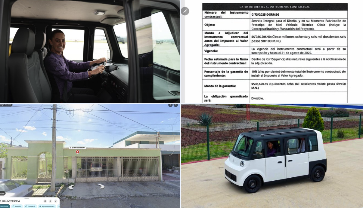 ¿No es poblano?: contrato millonario para diseño del coche Olinia se otorgó a empresa de telefonía en Mérida