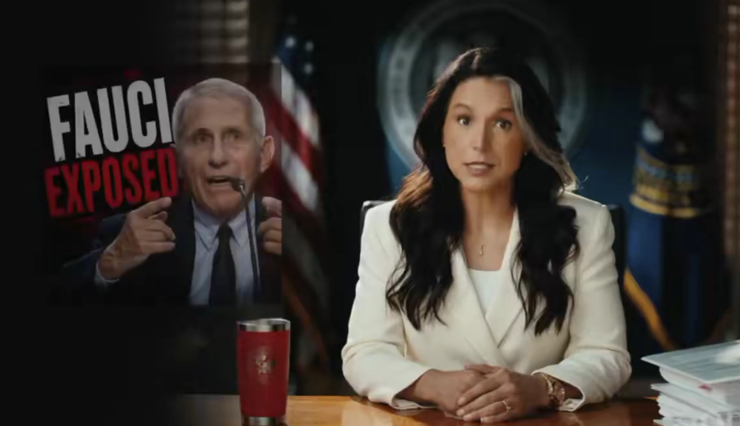 Tulsi Gabbard revela documentos que acusan a Fauci de encubrir el origen del COVID-19 en su último día en la ODNI