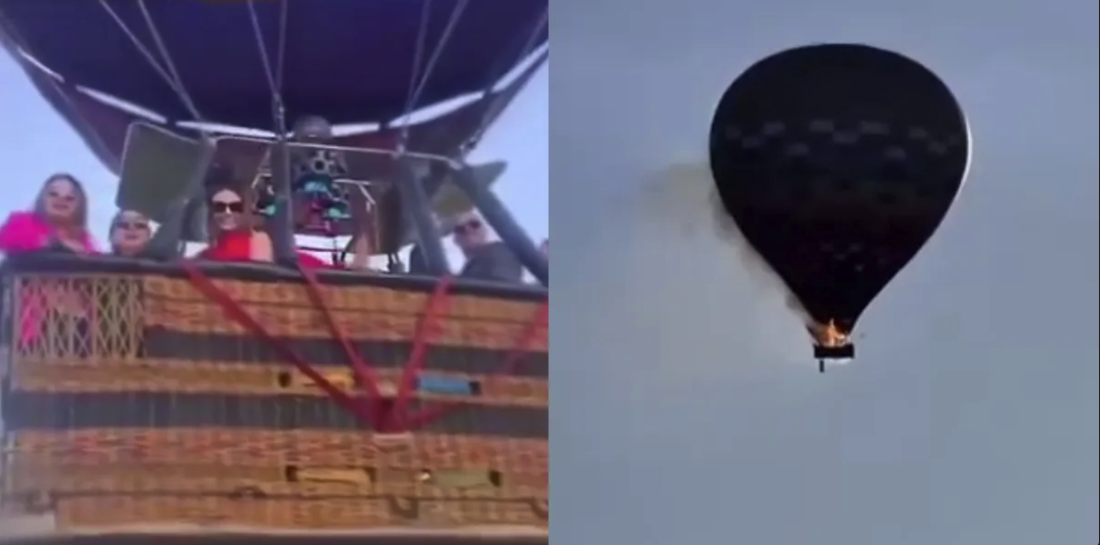 VIDEO: Tragedia aérea en Brasil, deja ocho muertos tras incendio de globo aerostático; uno se aventó