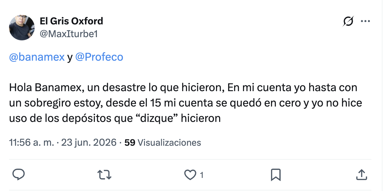 ¿Banamex te roba?: usuarios denuncian cargos inesperados y confusión por retrasos en débitos