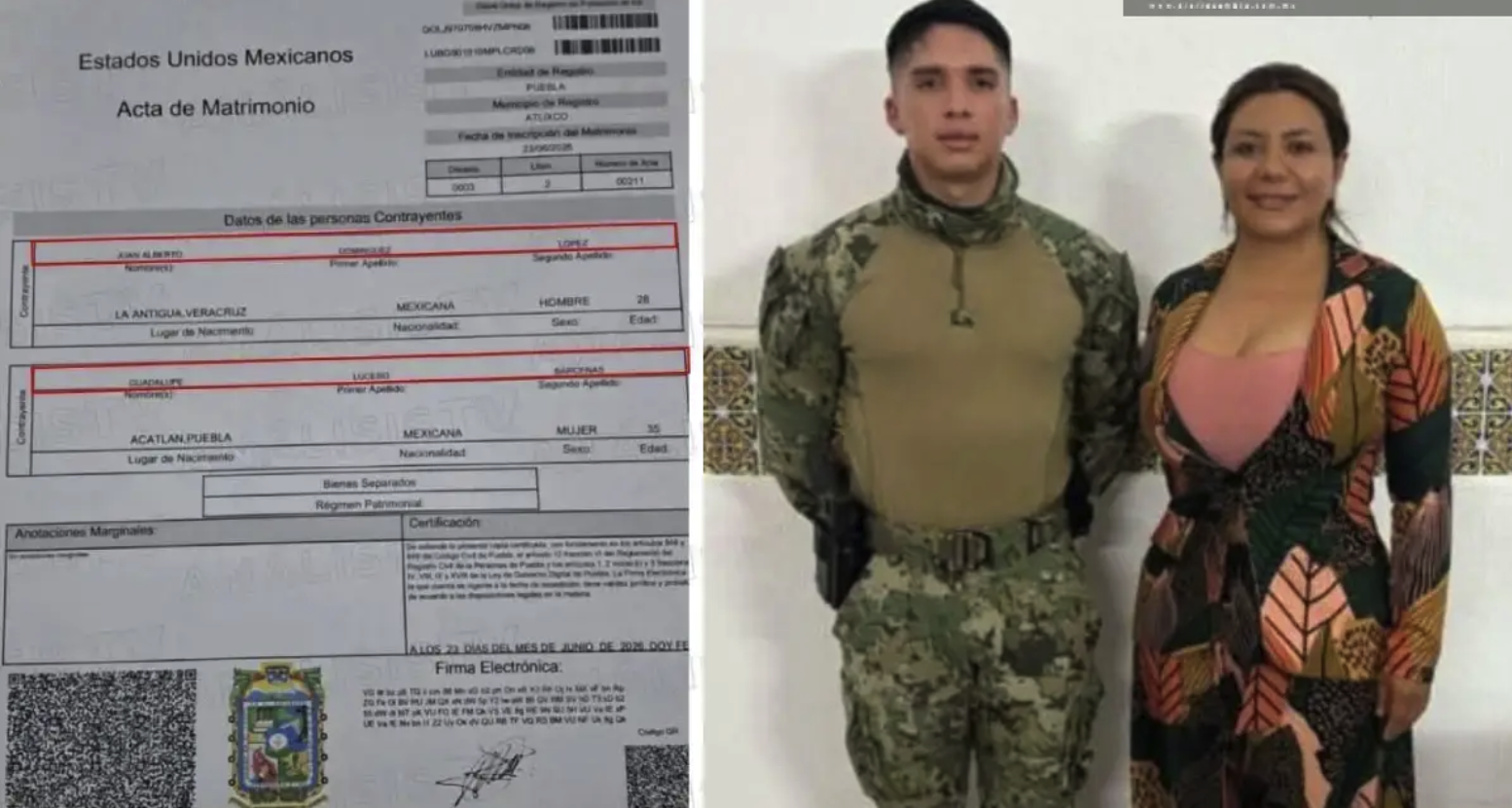 En medio del escándalo, alcaldesa de Acatlán se casa con exsecretario de Seguridad en medio de crisis política