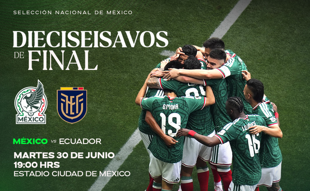 ¿A qué hora juega México vs. Ecuador? así puedes ver EN VIVO el partido 16avos de Final del Mundial