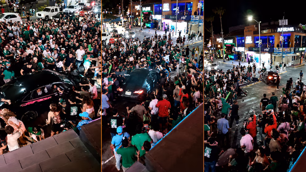 Conductor ebrio arrolla a multitud que celebraba triunfo del Tri en Los Cabos: caos y tragedia en zona turística