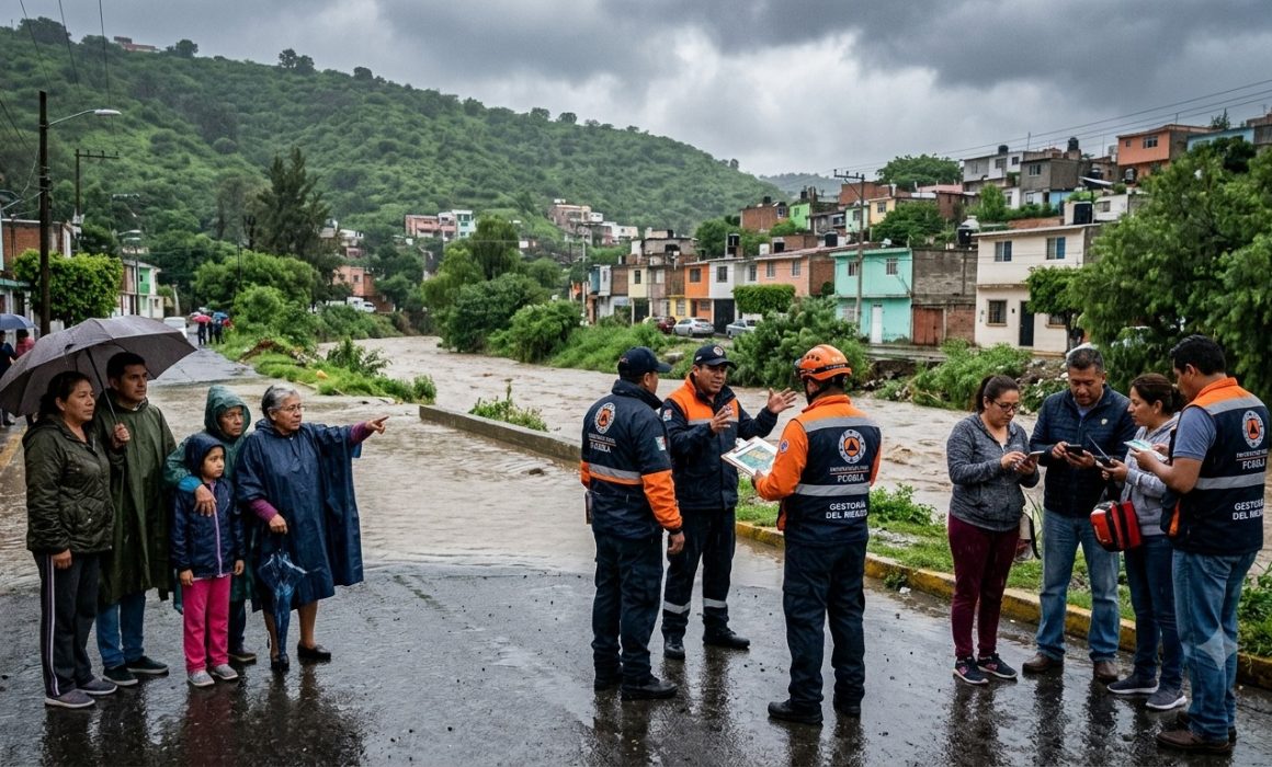 VIDEO: así fue la tormenta de ayer en Puebla en cámara rápida; lluvias seguirán hoy