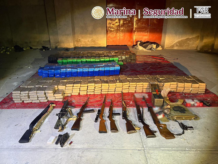 Golpe contundente a la delincuencia organizada en Tlaxcala: aseguran casi una tonelada de cocaína y armas de alto poder