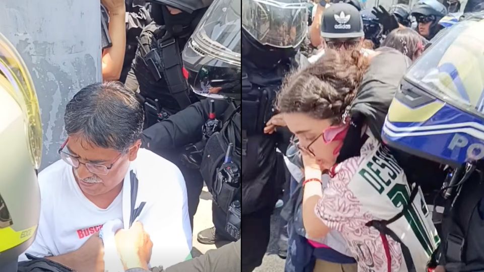 VIDEO: Madres buscadoras bloquean Calzada de Tlalpan y denuncian represión policial en vísperas del partido México vs Ecuador