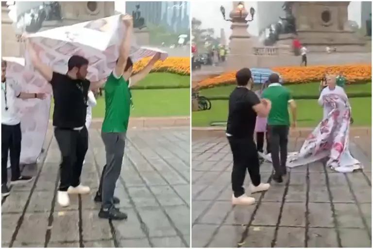 La violencia empaña el arranque del Mundial 2026: Aficionados agreden a madres buscadoras y reportero en el Ángel de la Independencia