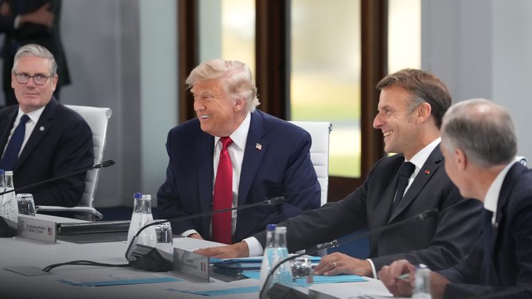 Donald Trump irrumpe en la cumbre del G7 con polémica frase que desafía el protocolo