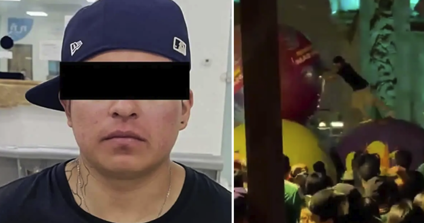 VIDEO: Poblano detenido en Zapopan por vandalizar decoración mundialista tras triunfo de México