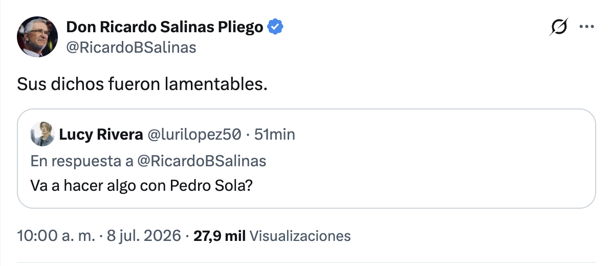VIDEO: Pedro Sola desata polémica por incitar a odio contra perros; Salinas Pliego se limita a lamentar