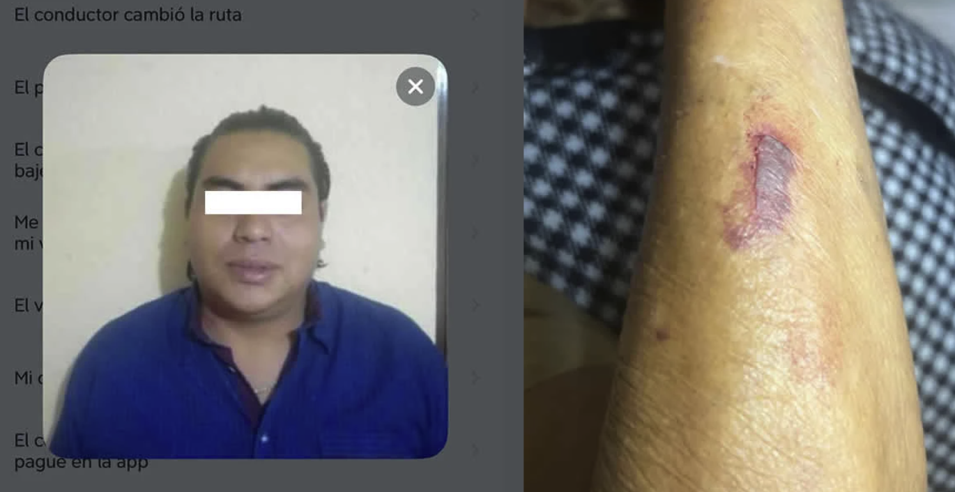 Queman a chofer de DiDi en Puebla por agredir a abuelita y bajarla del vehículo por pagar con tarjeta