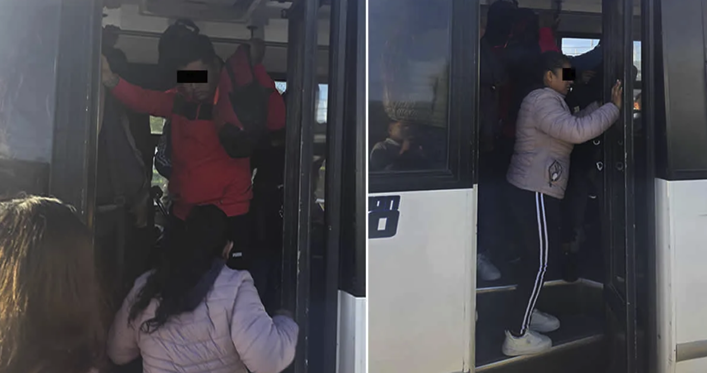 Pasajeros enfrentan a carteristas en la Atlixcáyotl; ladrones huyen con celulares robados