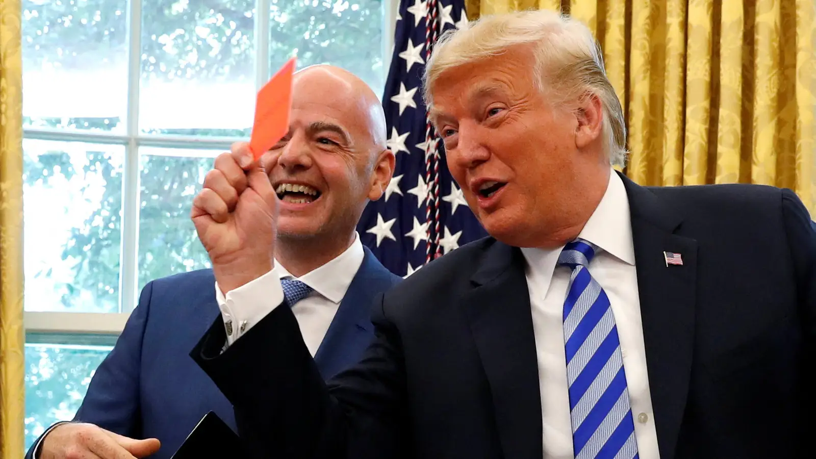 Donald Trump reconoce que pidió a FIFA revisar la sanción a un jugador