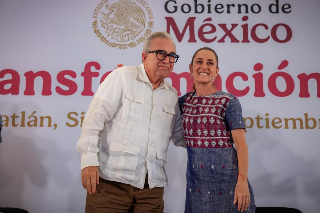 Sheinbaum evita confirmar regreso de Rocha Moya tras solicitud de extradición de EU