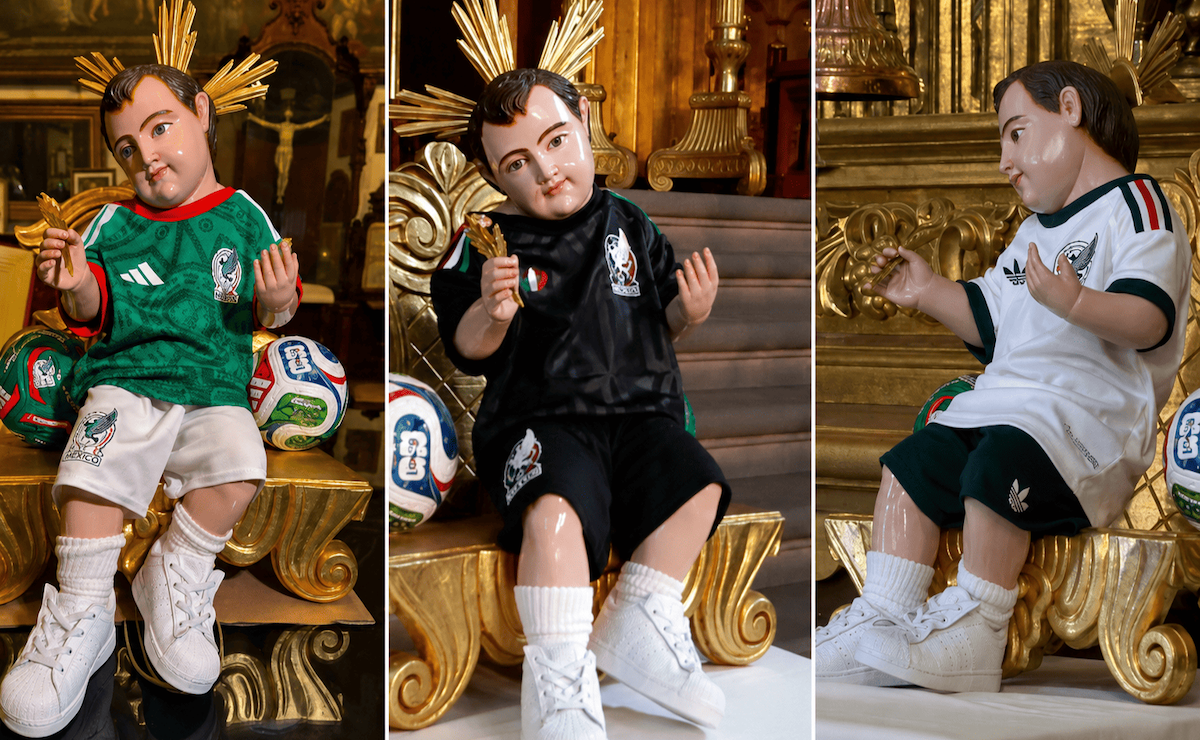 El Niño Dios de la Catedral Metropolitana luce el uniforme de la Selección Mexicana en el Mundial 2026